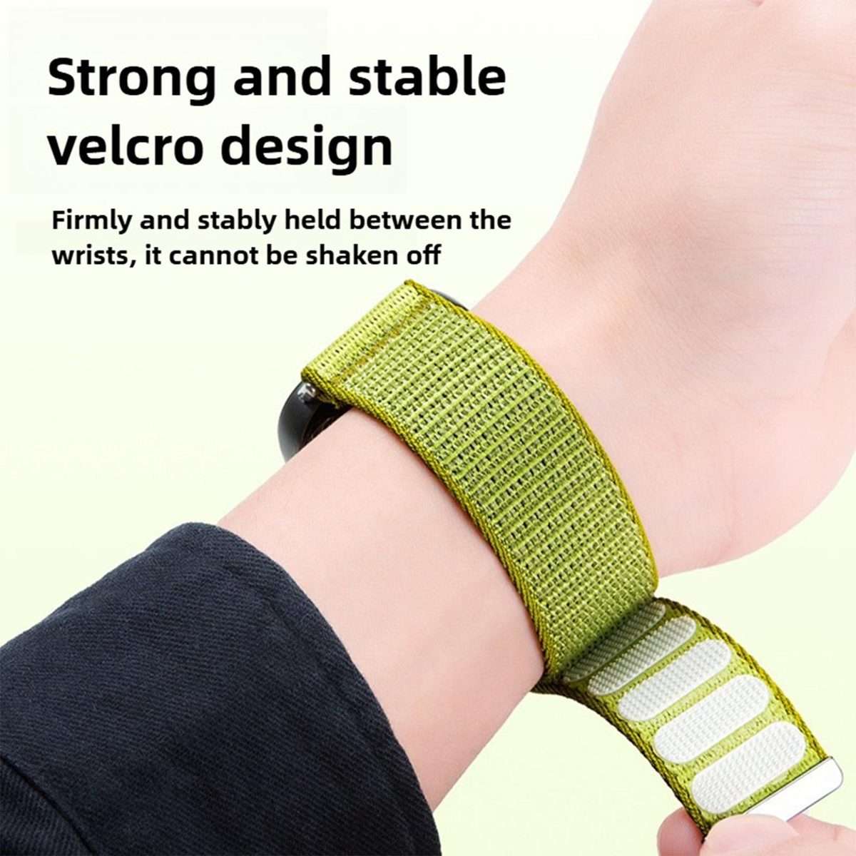 For Nothing CMF Watch 3 Pro Woven Nylon Hook And Loop Fastener Metal Interface ... (Spruce Green)