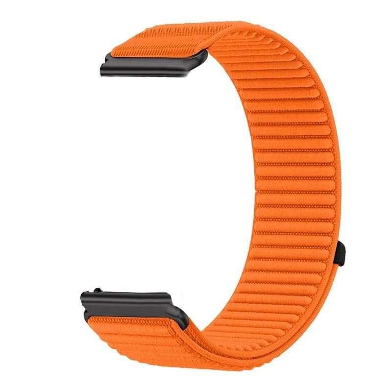 For Nothing CMF Watch 3 Pro Woven Nylon Hook And Loop Fastener Metal Interface Watch Band(Orange)