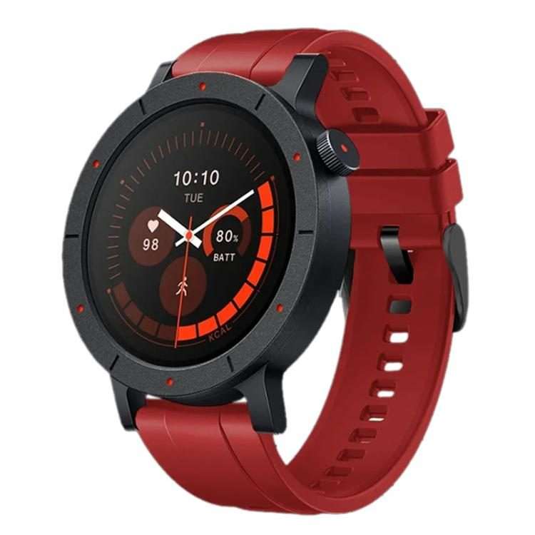 For Nothing CMF Watch 3 Pro Black Buckle Solid Color Silicone Watch Band(Dark Red)