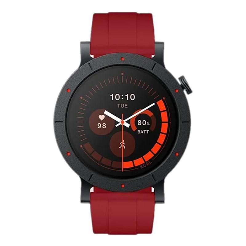 For Nothing CMF Watch 3 Pro Black Buckle Solid Color Silicone Watch Band(Dark Red)