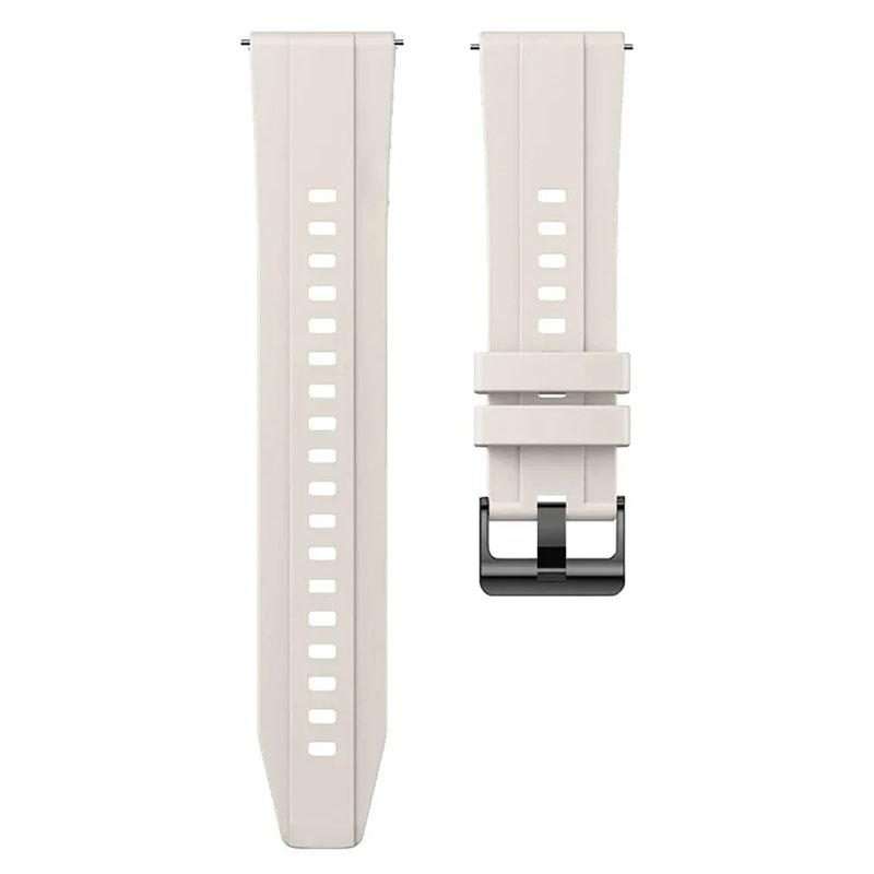 For Nothing CMF Watch 3 Pro Black Buckle Solid Color Silicone Watch Band(Starlight)