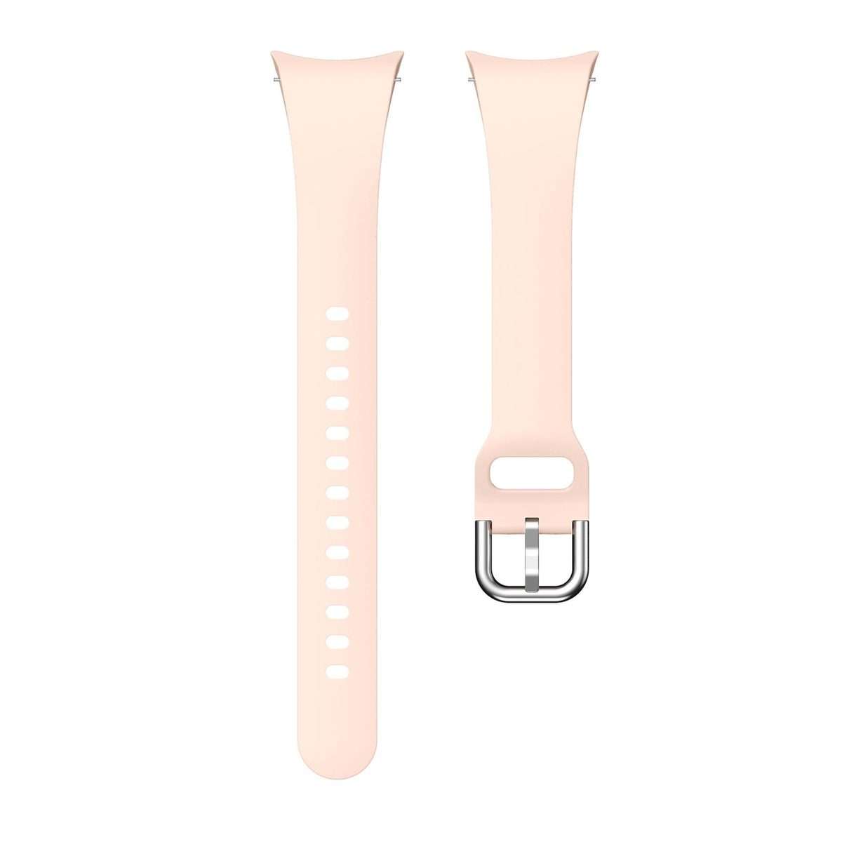 For Samsung Galaxy Watch FE / 7 / 6 / 5 / 4 Slim Silicone Watch Band(Pink)