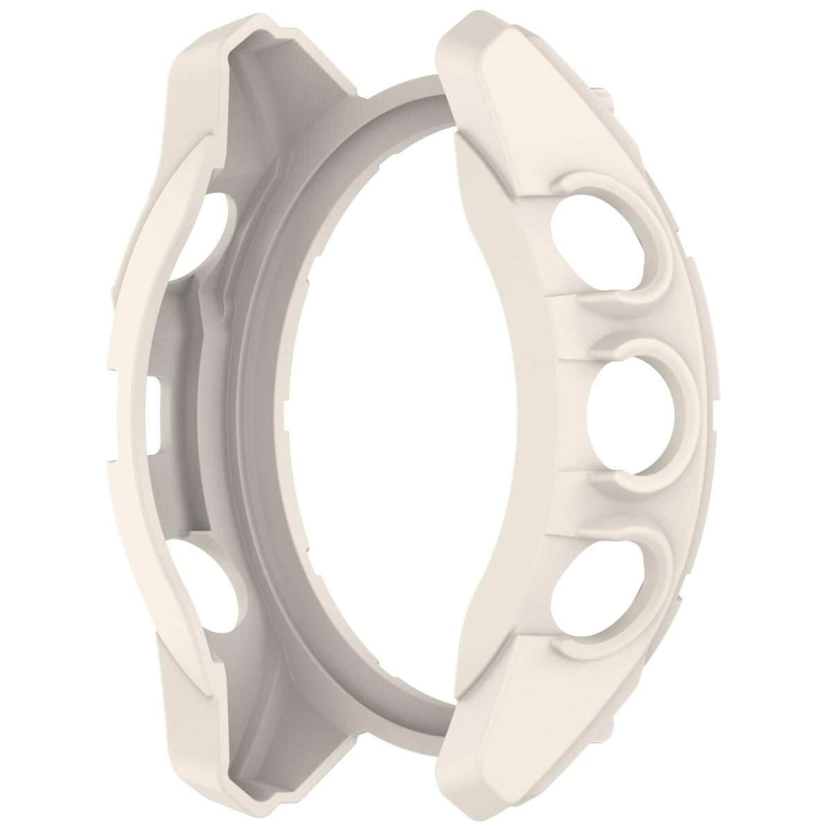 For Garmin Fenix 8 Pro 47mm AMOLED Armor Hollow TPU Half Coverage Watch Protective ... (Starlight)