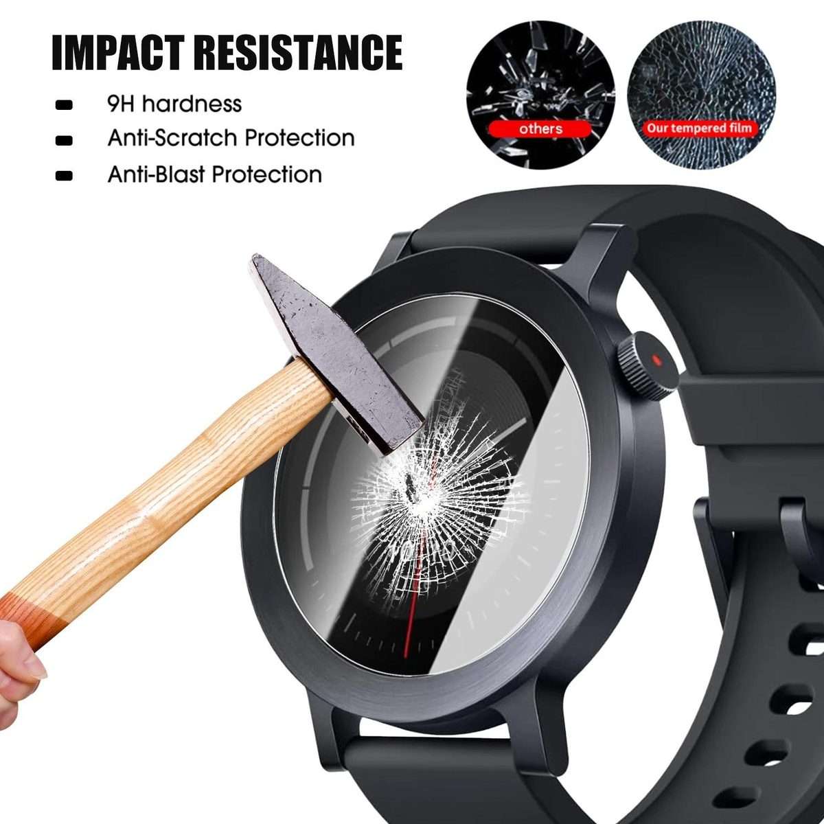 For Nothing CMF Watch 3 Pro Full-Screen Anti-Fingerprint HD Positioning Easy Installation Watch Te