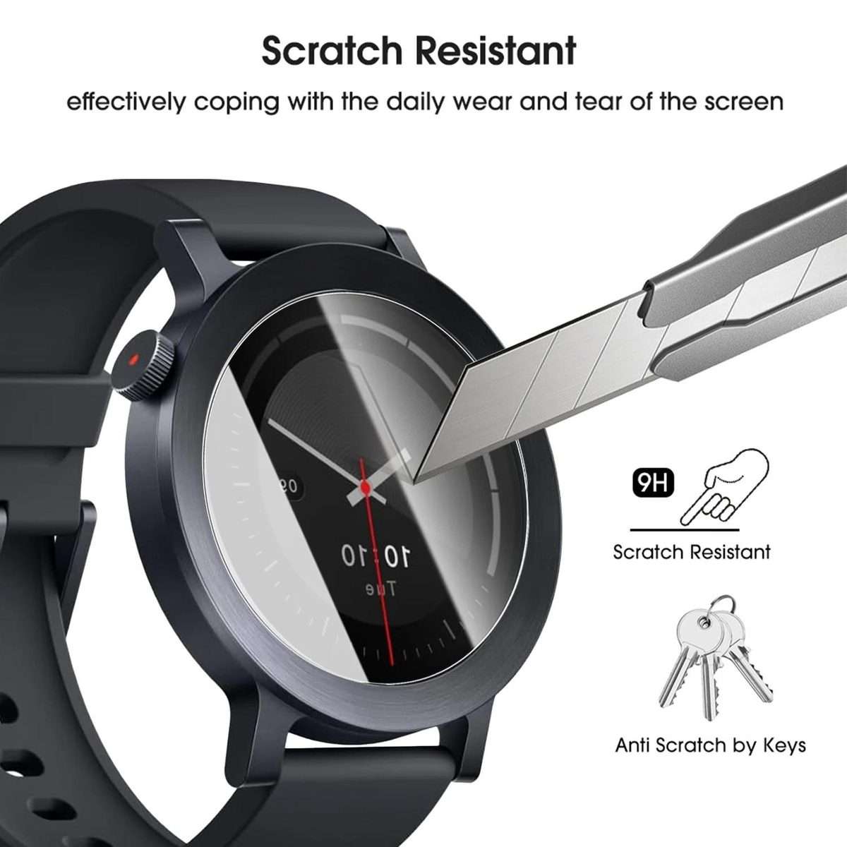 For Nothing CMF Watch 3 Pro Full-Screen Anti-Fingerprint HD Positioning Easy Installation Watch Te