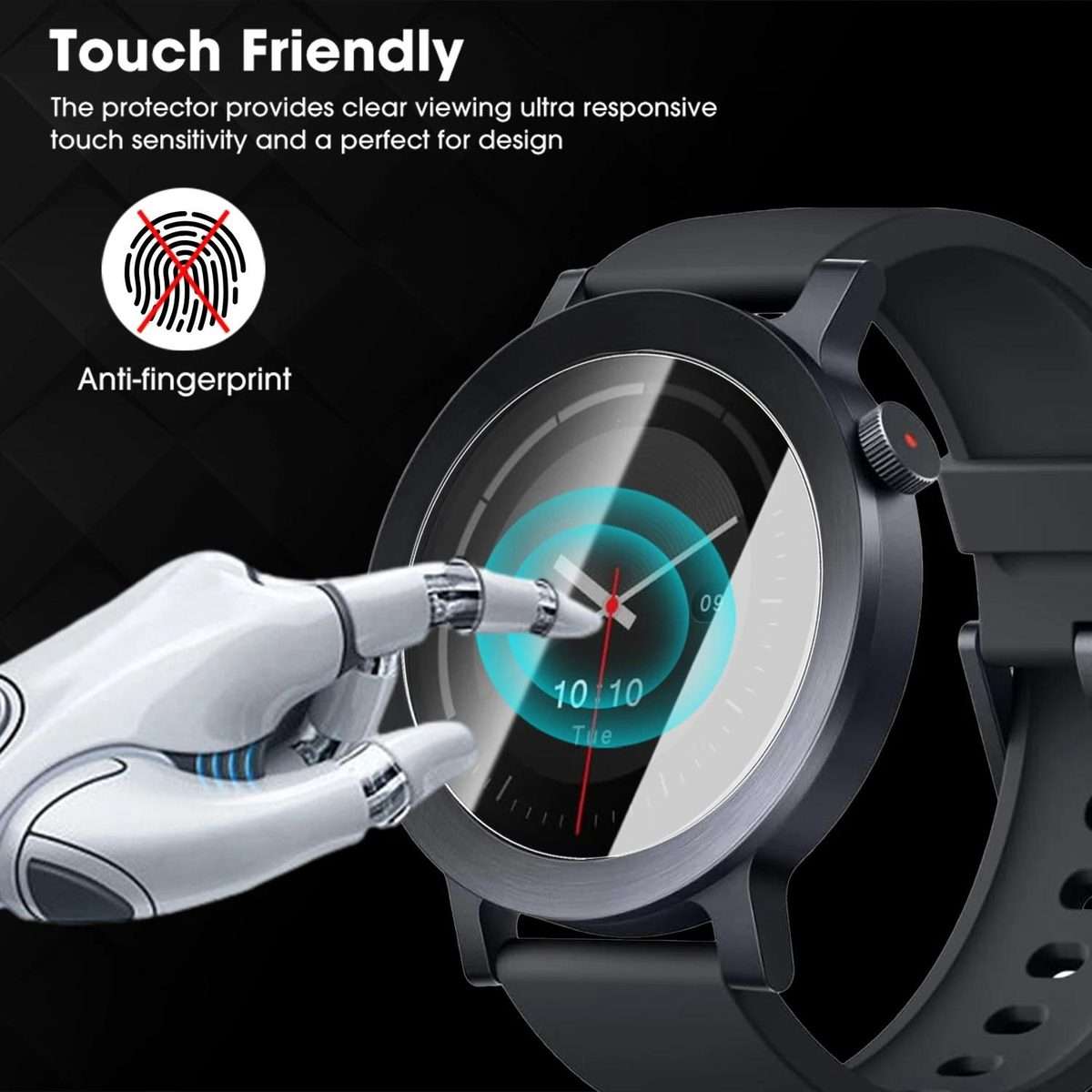 For Nothing CMF Watch 3 Pro Full-Screen Anti-Fingerprint HD Positioning Easy Installation Watch Te