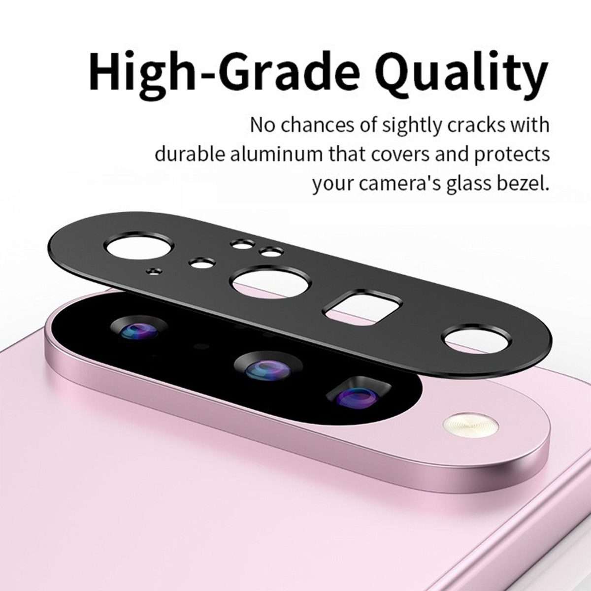 For Google Pixel 10 Pro XL Kalebol Metal Hollow Lens Protection Ring