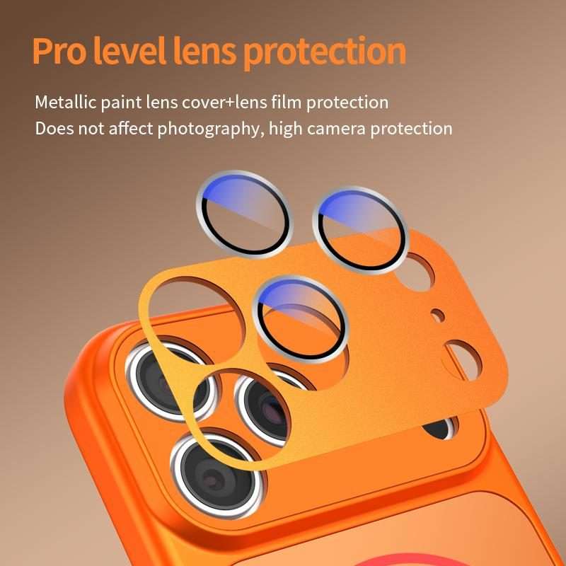 For iPhone 13 Pro Dunjia Organic Silicone MagSafe Shockproof Phone Case(Orange)