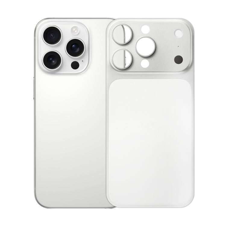 For iPhone 16 Pro Max Kalebol Ultra-Thin Transformation into 17 Pro Max Frosted Alumi ... (Silver)