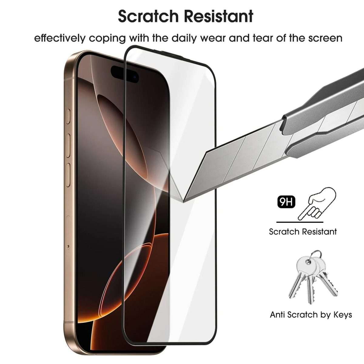 For iPhone 12 Pro Max Easy Install Box Dust-Free Clear Screen-printed HD Tempered Glass Film