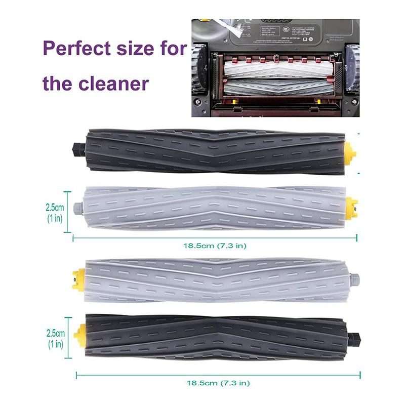 JUNSUNMAY Sweeper Main Clean Brush for iRobot Roomba 800 / 900 Series, Quantity:2 Set
