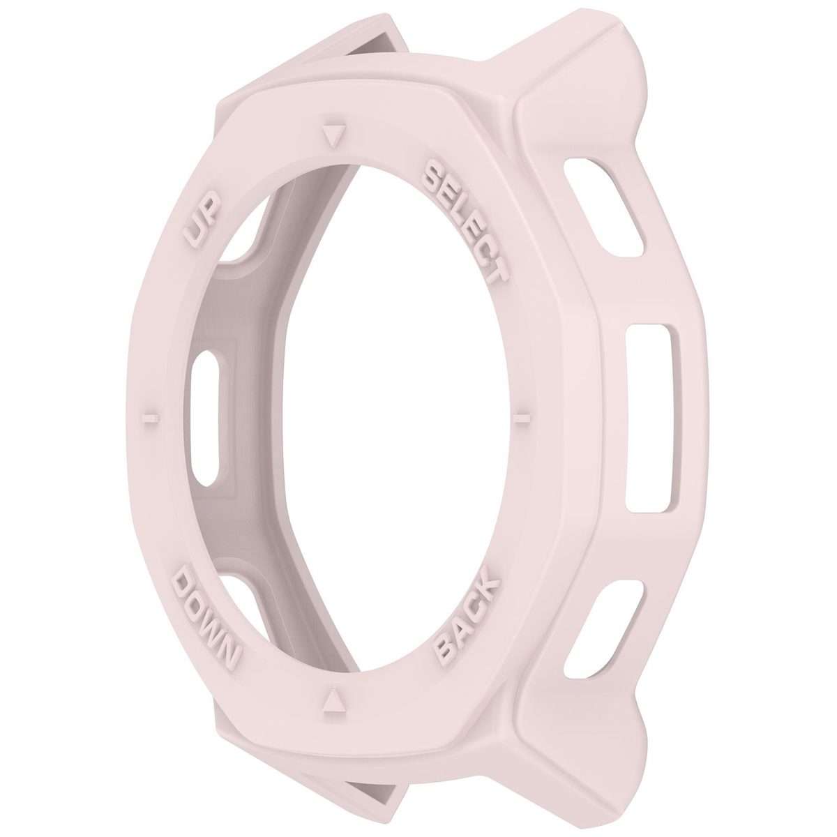 For Amazfit T-Rex 3 Pro 44mm Armor Hollow TPU Half Coverage Watch Protective Cover(Pink)