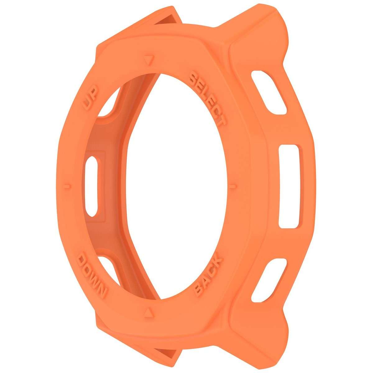 For Amazfit T-Rex 3 Pro 44mm Armor Hollow TPU Half Coverage Watch Protective Cover(Orange)