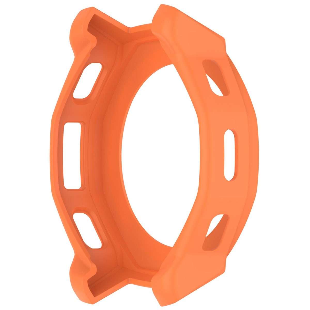 For Amazfit T-Rex 3 Pro 44mm Armor Hollow TPU Half Coverage Watch Protective Cover(Orange)