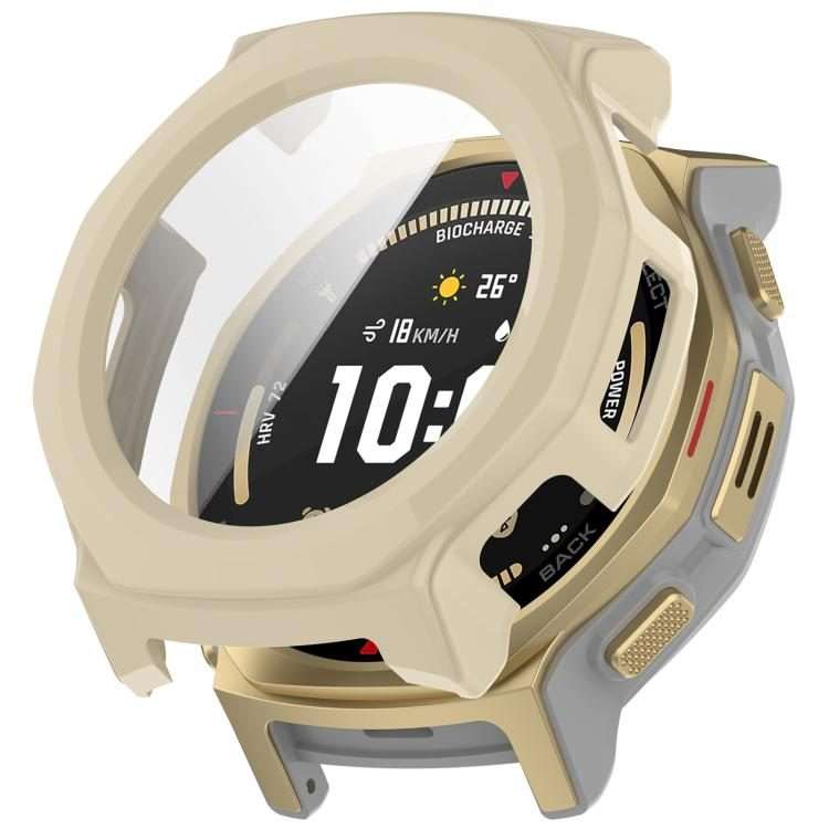 For Amazfit T-Rex 3 Pro 44mm Tempered Film Integrated PC Watch Protective Cover(White)