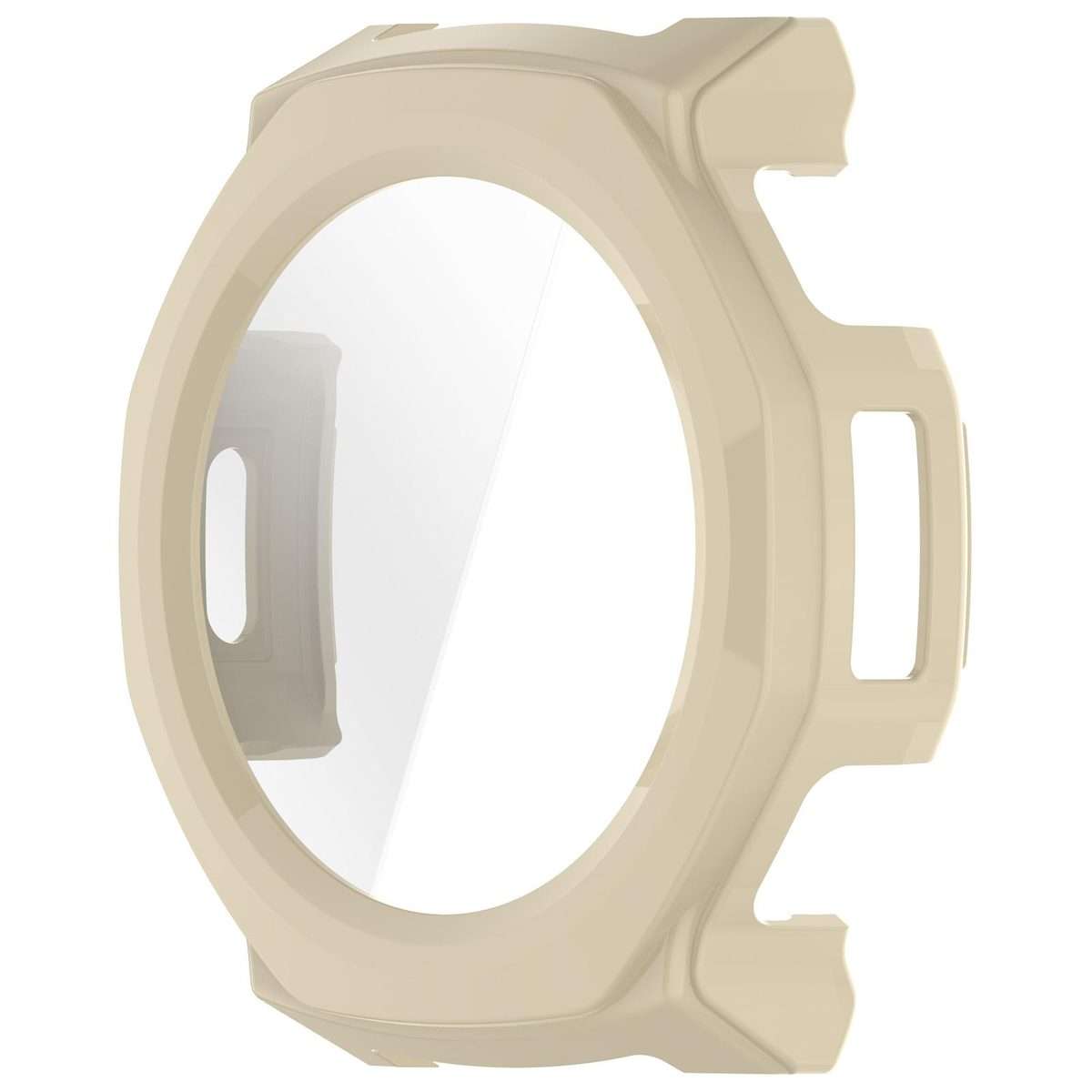For Amazfit T-Rex 3 Pro 44mm Tempered Film Integrated PC Watch Protective Cover(White)