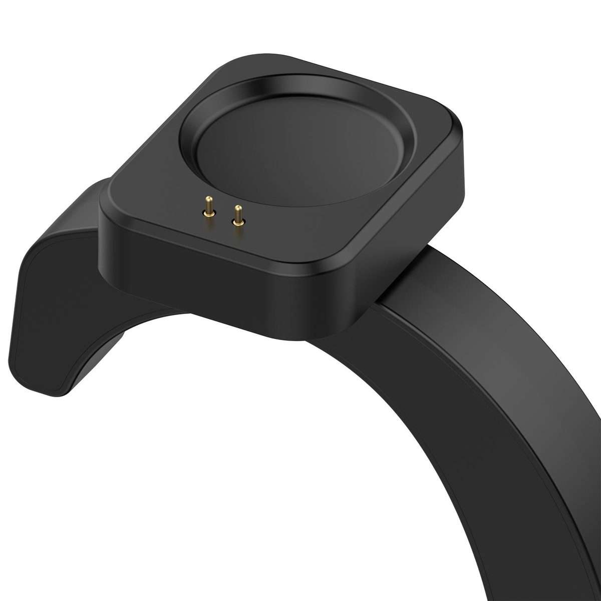 For Amazfit T-Rex 3 Pro C-Shaped Smart Watch Charging Stand Charging Dock Base(Black)