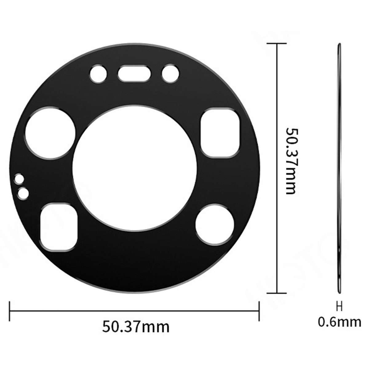 For Huawei Mate 80 Pro Max Kalebol Metal Hollow Lens Protection Ring