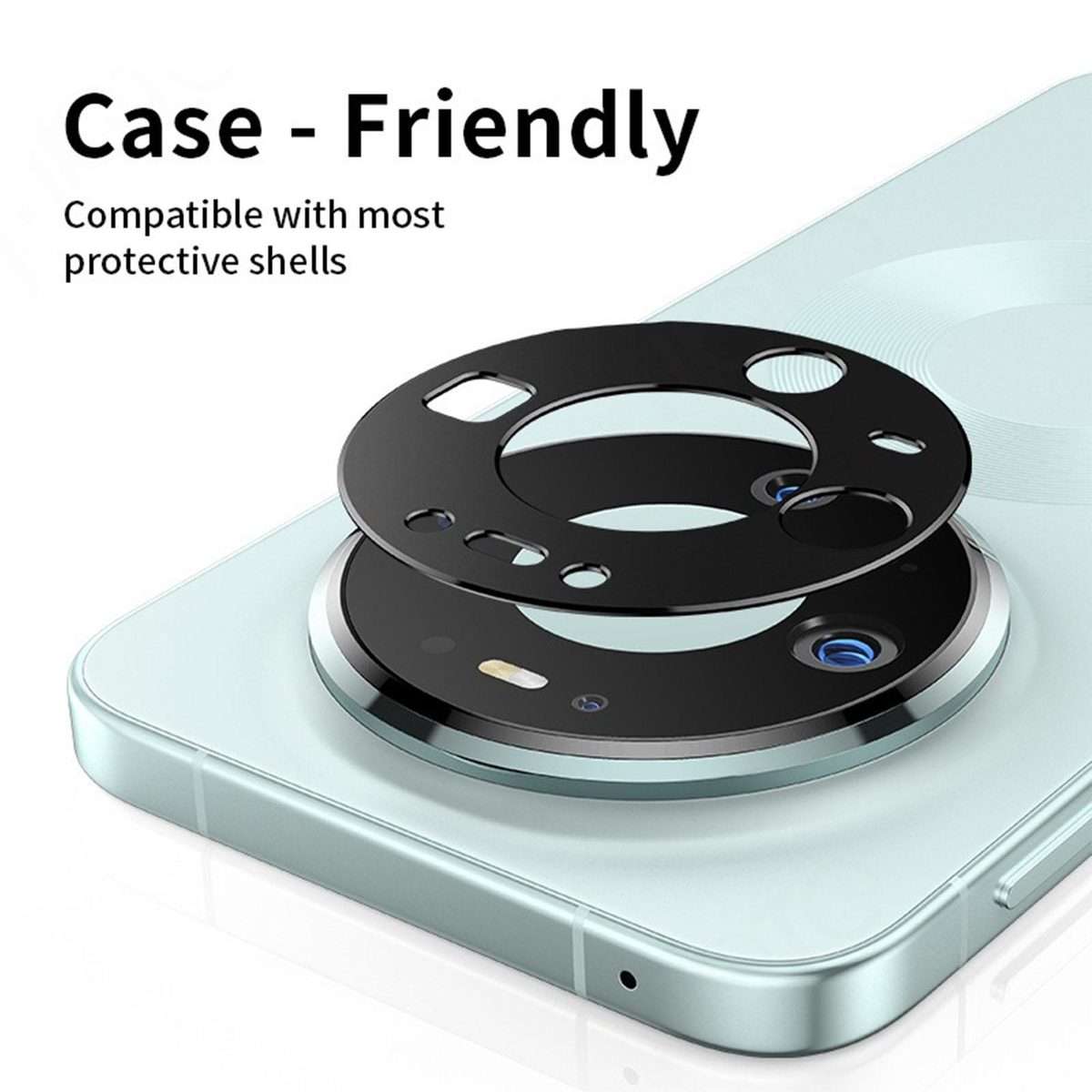For Huawei Mate 80 Pro Max Kalebol Metal Hollow Lens Protection Ring