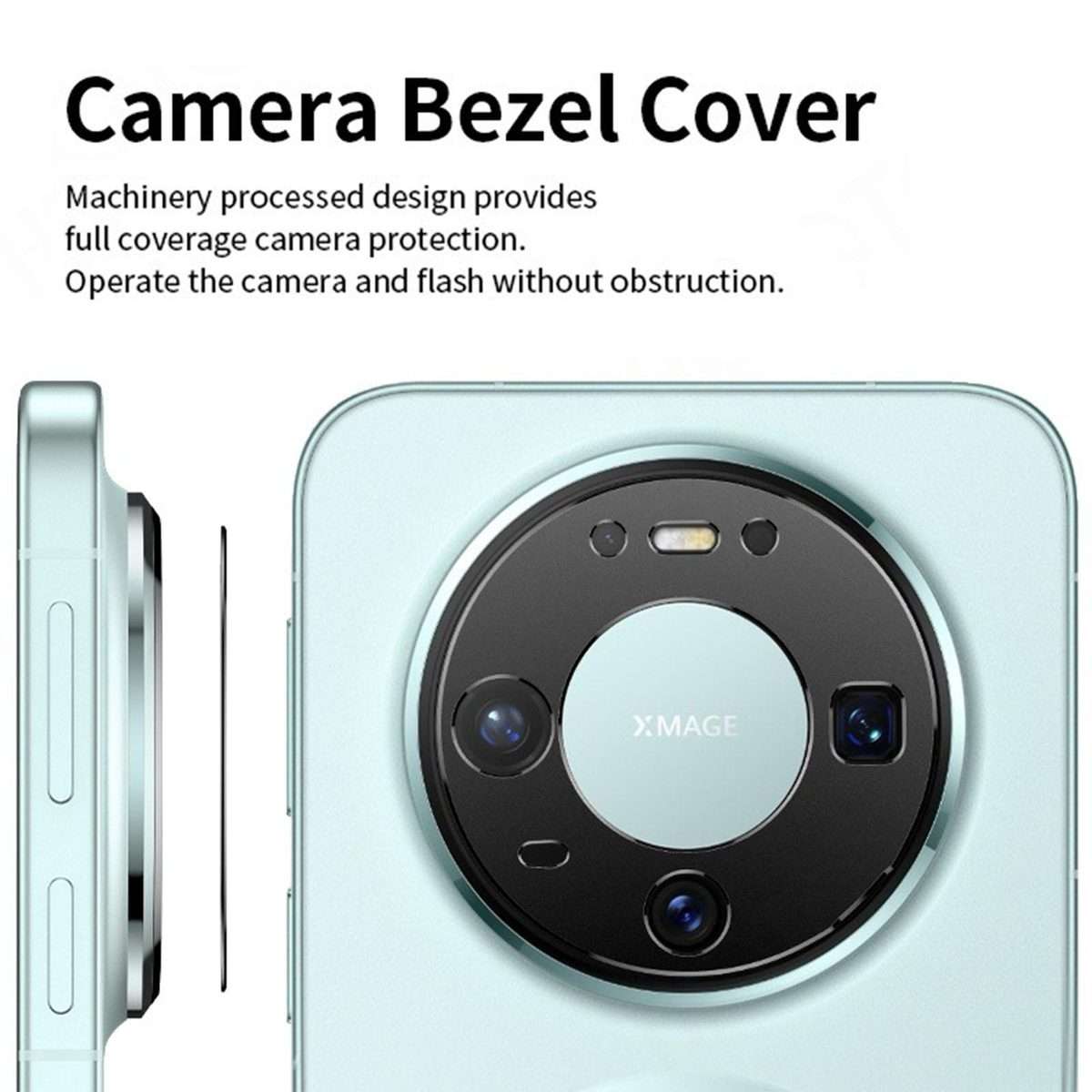 For Huawei Mate 80 Pro Max Kalebol Metal Hollow Lens Protection Ring