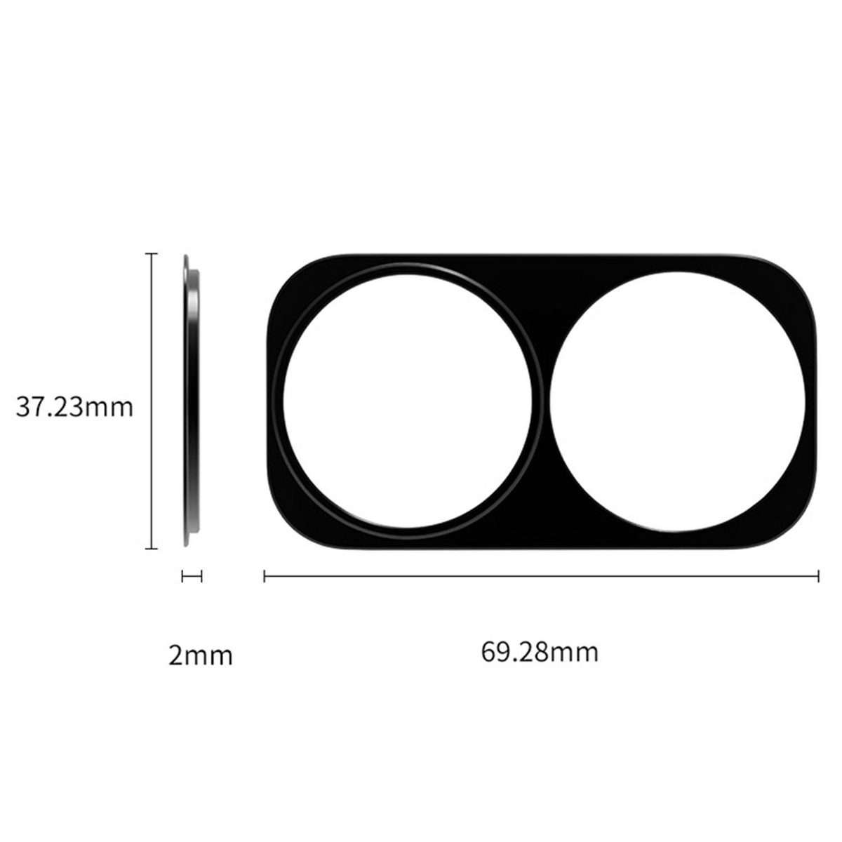 For Huawei nova 15 Pro Kalebol Metal Hollow Lens Protection Ring