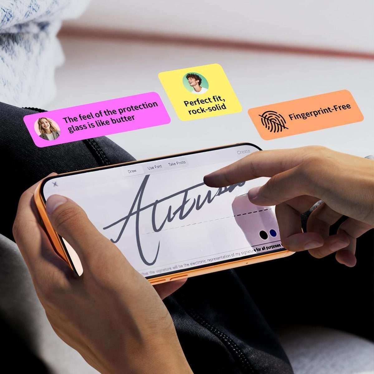 For iPhone 16 Pro Max 10pcs 3D Large Arc Half-Screen No White Border High-Aluminum Thick Adhesive