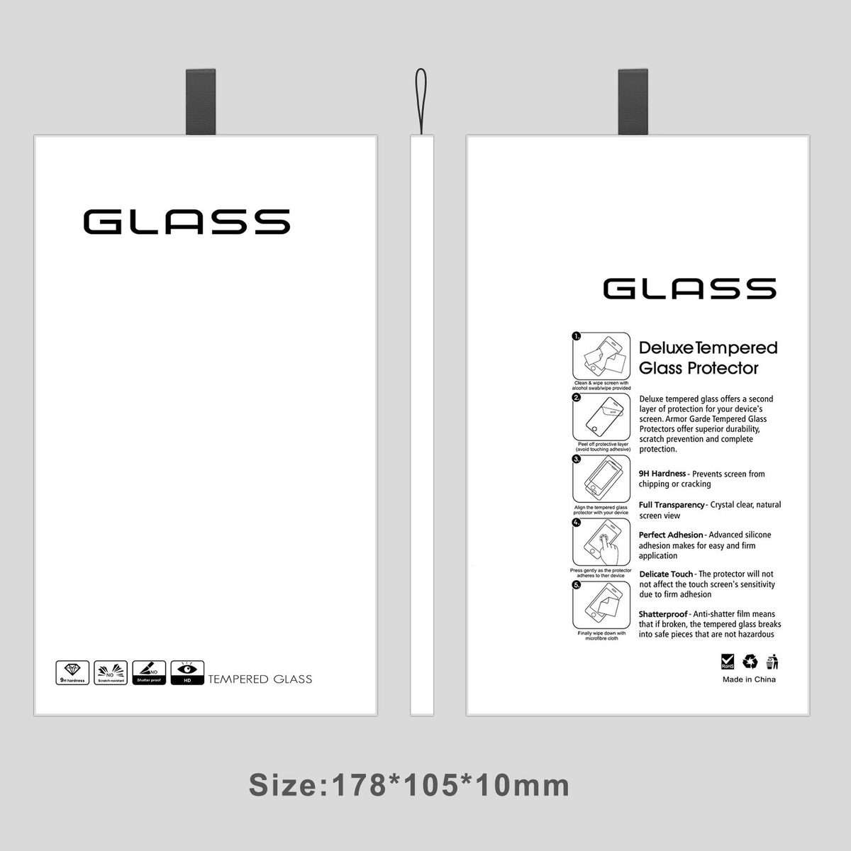 For iPhone 16 Pro Max 10pcs 3D Large Arc Half-Screen No White Border High-Aluminum Thick Adhesive