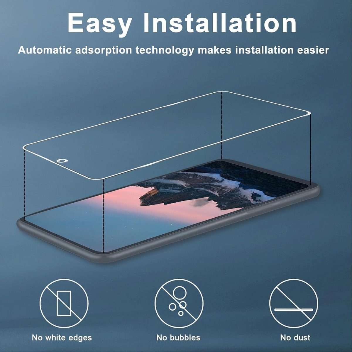 For Samsung Galaxy S24+ 5G 10pcs 3D Large Arc Half-Screen No White Border High-Aluminum Thick Adhe