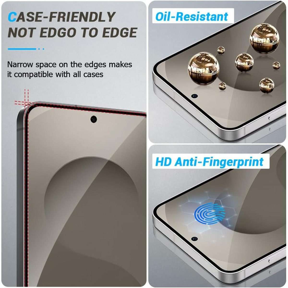 For Samsung Galaxy A37 5G 10pcs 0.18mm Ultra-Thin Ultrasonic HD Screen-Printed High-Aluminium Thic