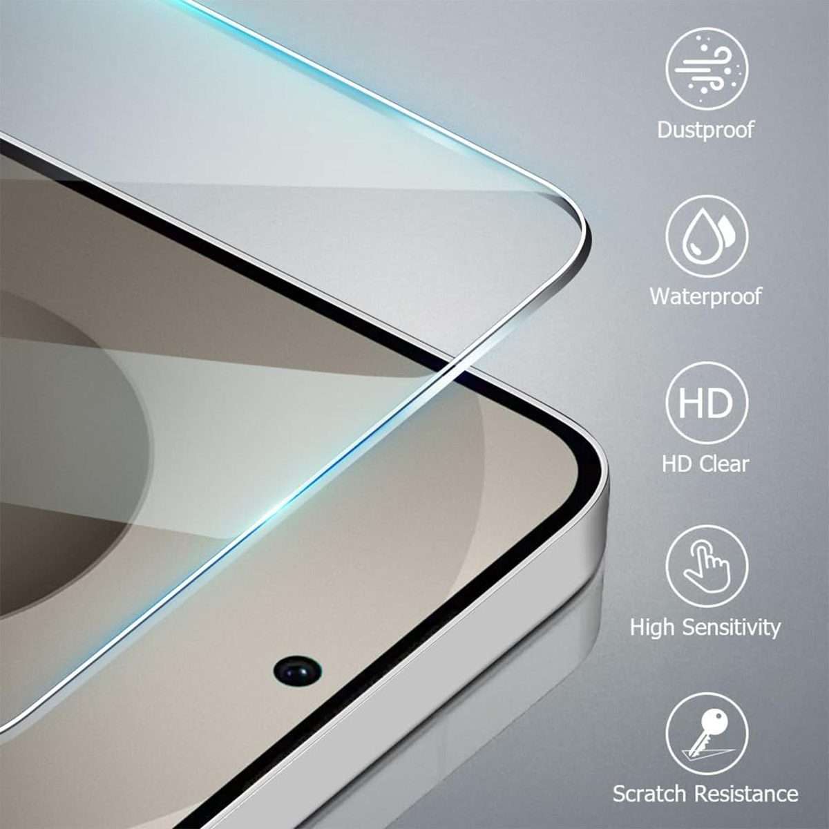 For Samsung Galaxy A37 5G 10pcs 0.18mm Ultra-Thin Ultrasonic HD Screen-Printed High-Aluminium Thic