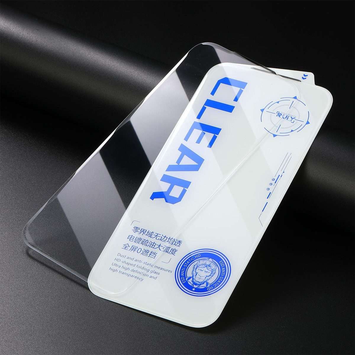 For iPhone 16 Pro Max 10pcs 3D Curved Edge Zero-Border Borderless HD Tempered Glass Film