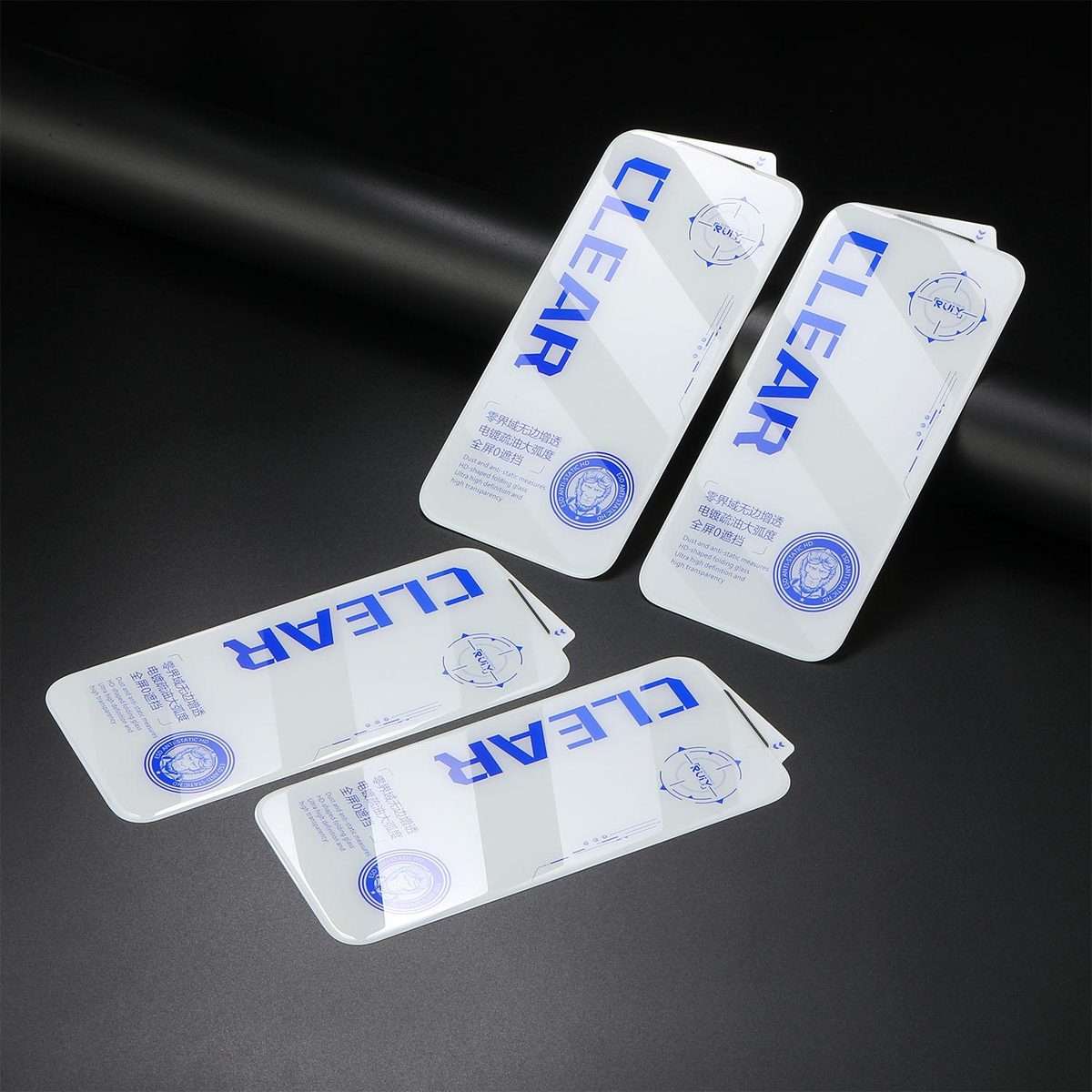 For iPhone 16 Pro Max 10pcs 3D Curved Edge Zero-Border Borderless HD Tempered Glass Film