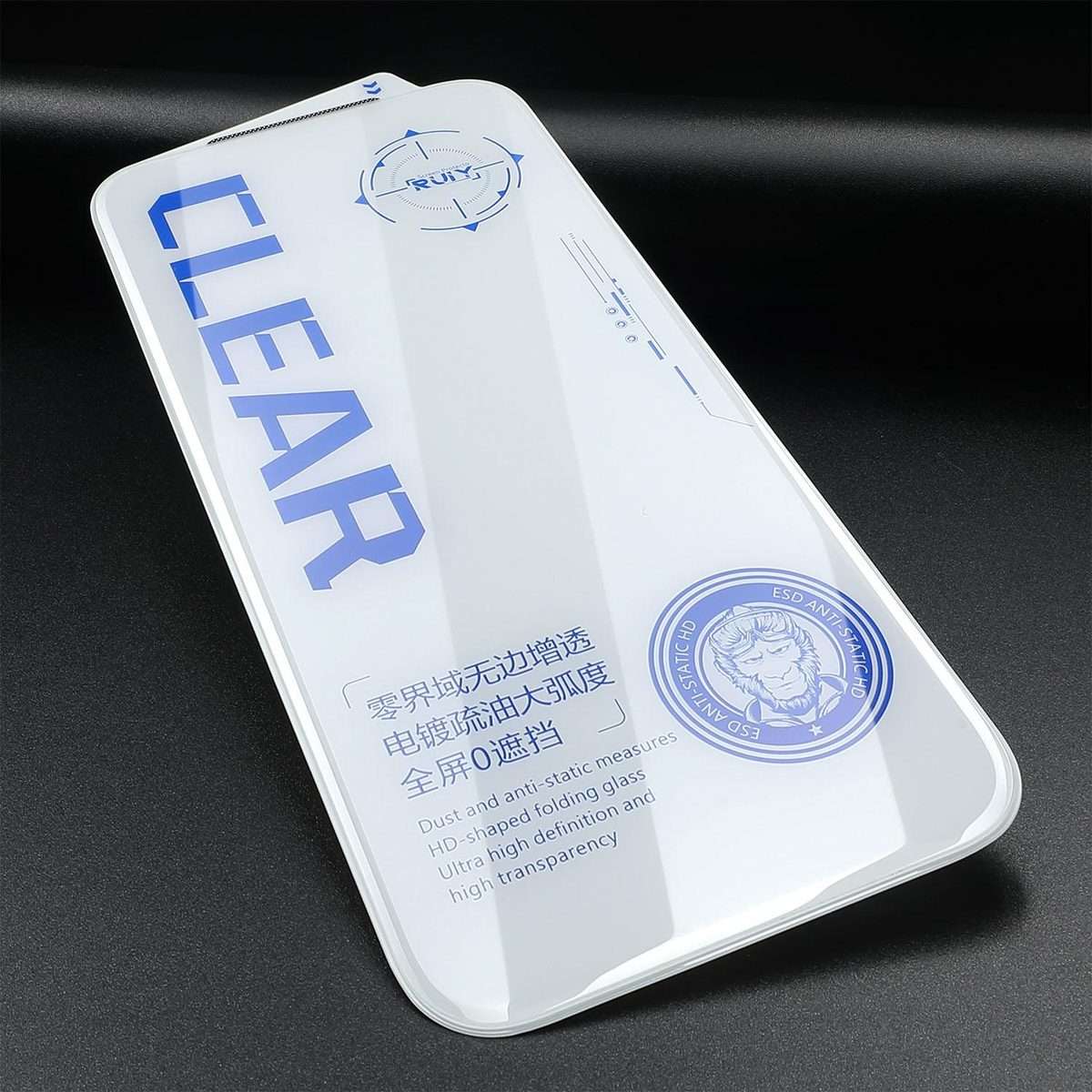 For iPhone 16 Pro Max 10pcs 3D Curved Edge Zero-Border Borderless HD Tempered Glass Film