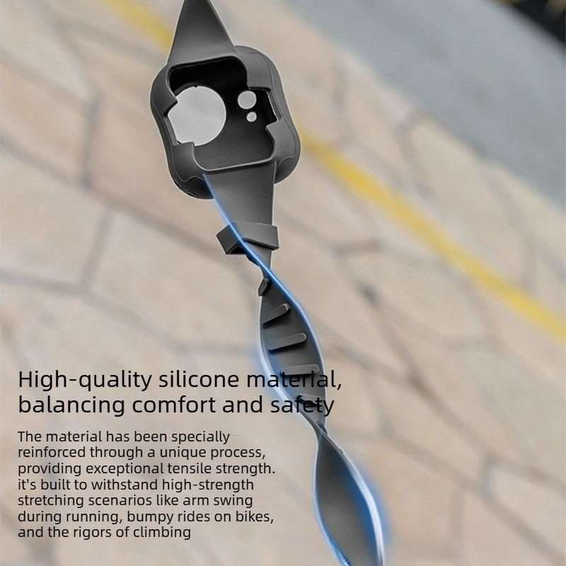For Insta360 Go Ultra Sports Camera Expansion Strap Silicone Protective Cover(Grey)