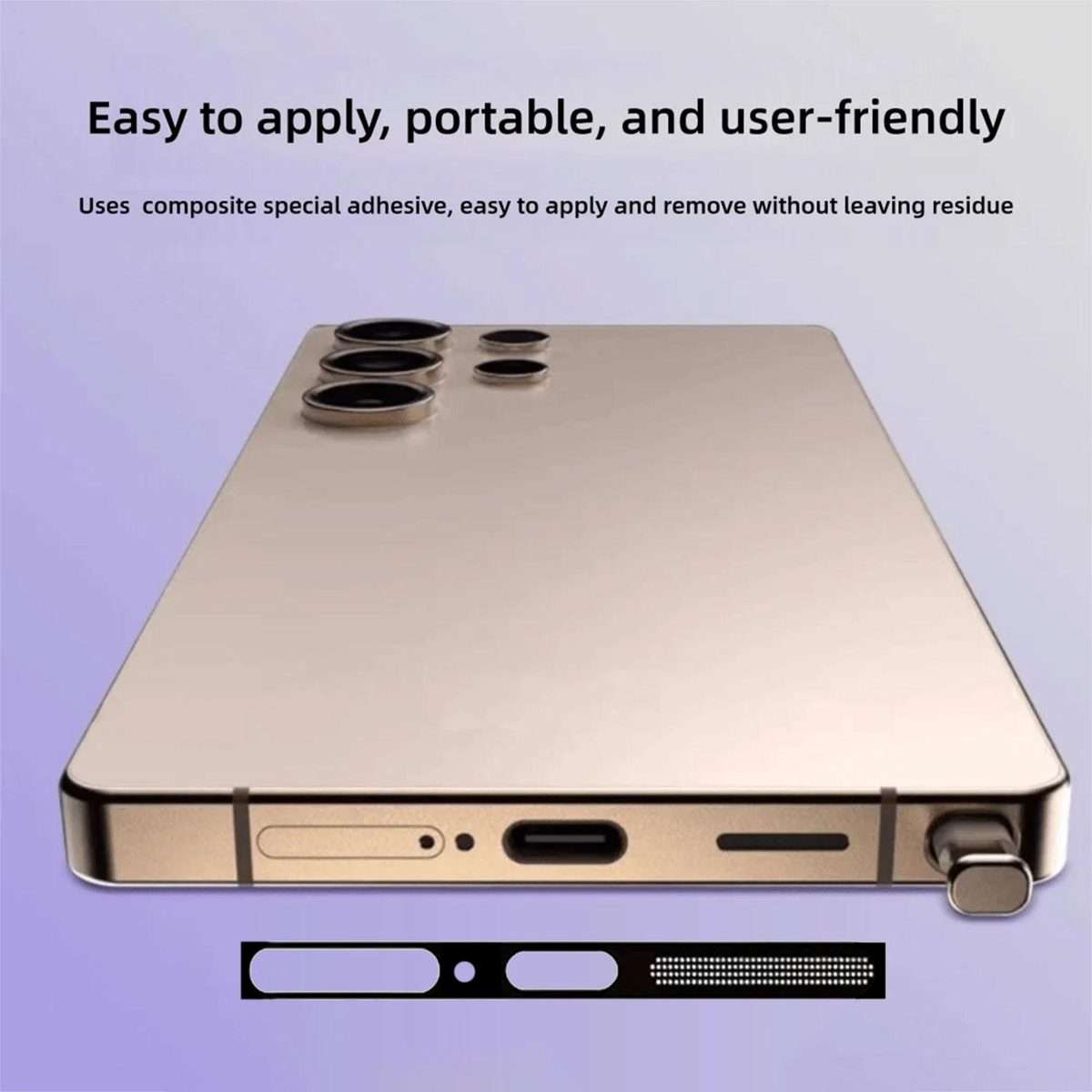 For Samsung Galaxy S26 Ultra 5G 5pcs High-Density Metallic Integrated Speaker Dust Cover(Silver)