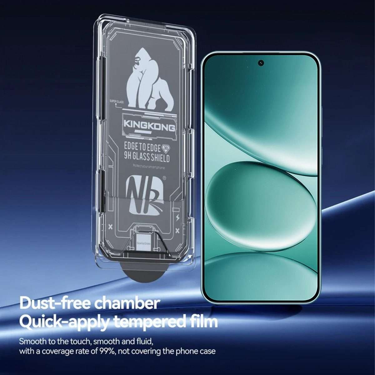 For Xiaomi 17 Pro 3pcs Easy Install Box Dust-Free 3D Curved Edge HD Electroplated Explosion-Proof