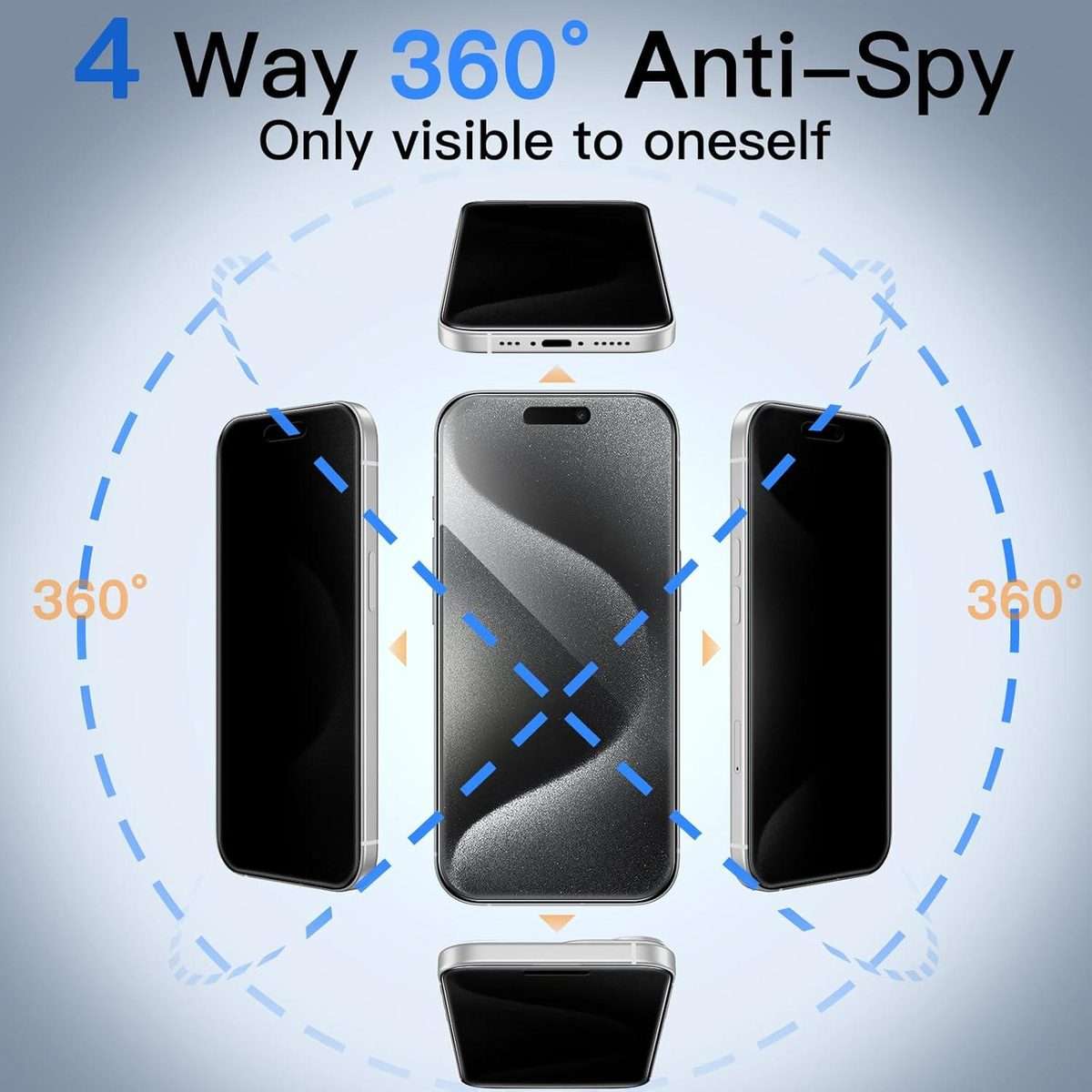 For iPhone 15 Pro 10pcs 3D Large Arc Edge Electroplated Explosion-Proof Scratch-Resistant Full-Scr