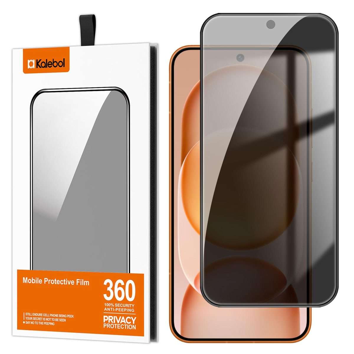 For Honor Magic8 Pro Air Kalebol High-Aluminum Screen-Printed Full-Coverage Black-Border Privacy T