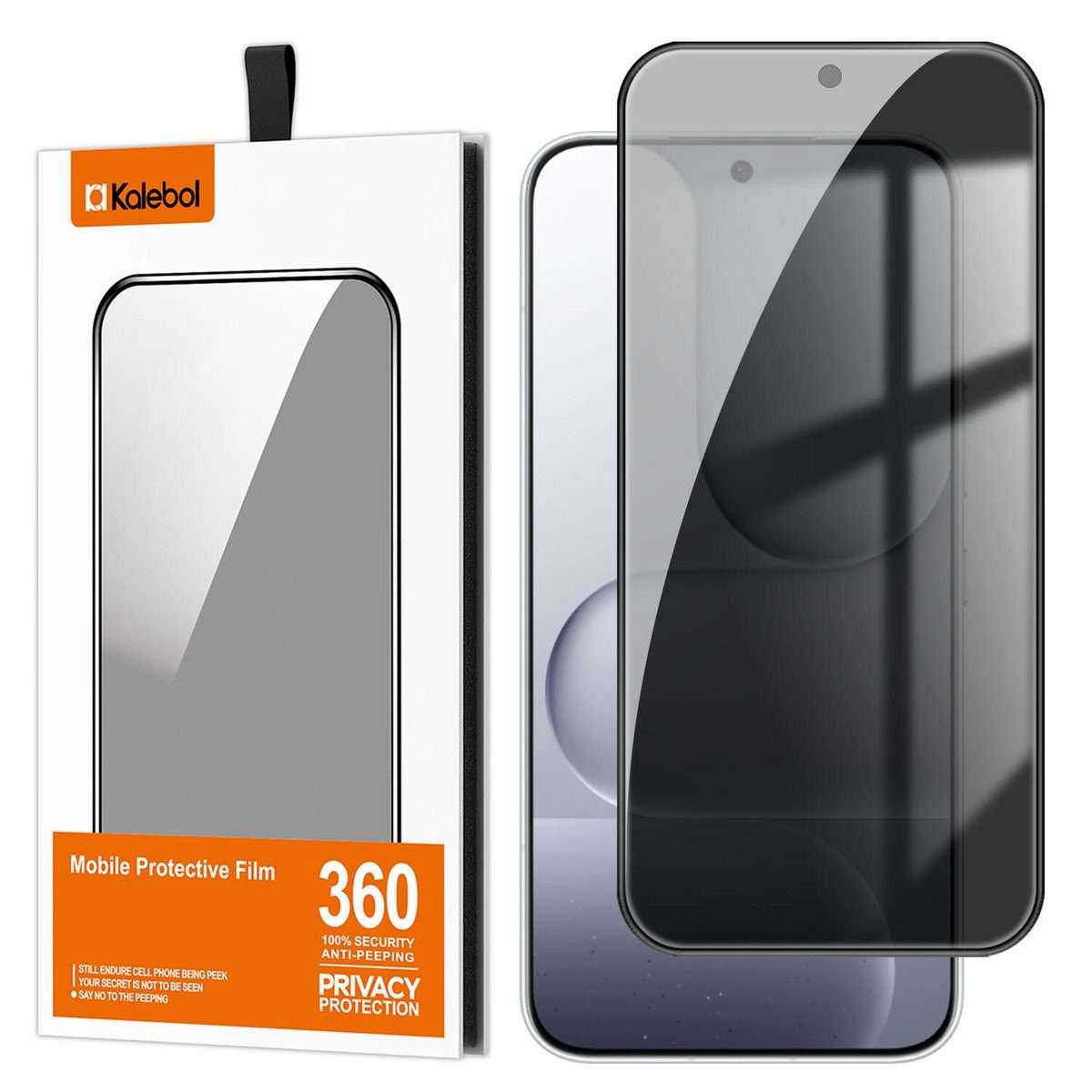 For Honor 600 Pro Global Kalebol High-Aluminum Screen-Printed Full-Coverage Black-Border Privacy T