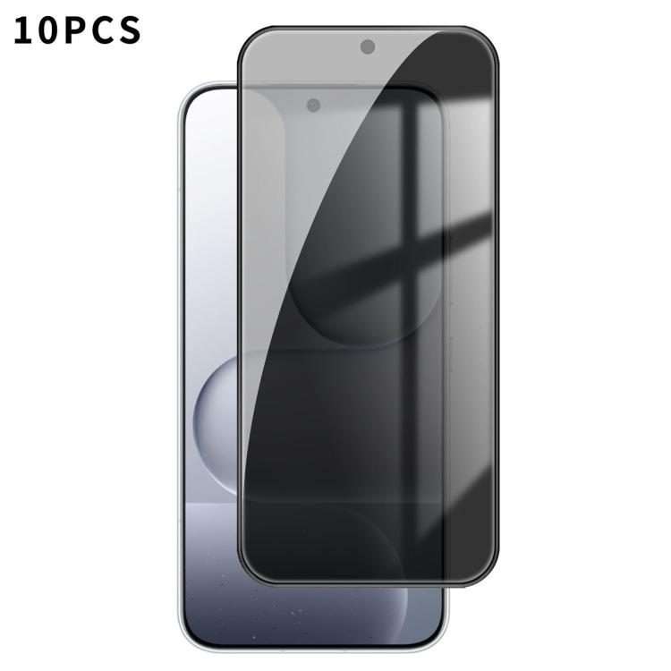 For Honor 600 Pro Global 10pcs Kalebol High-Aluminum Screen-Printed Full-Coverage Black-Border Pri