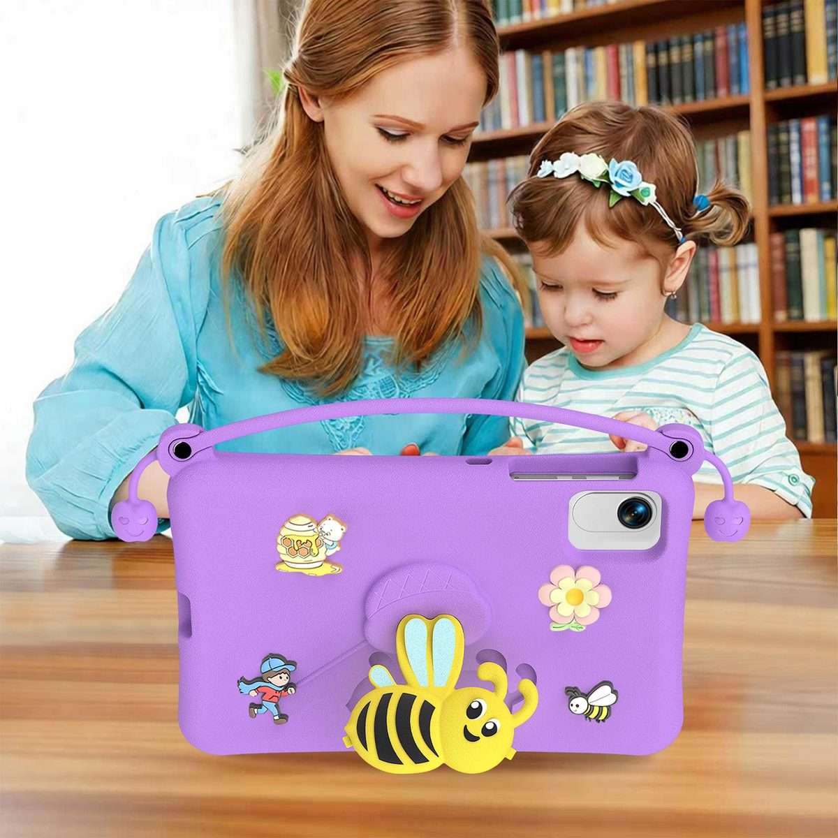 For Honor Pad X9a / X10 Pro / X9 Pro Little Bee EVA Shockproof Tablet Case(Purple)