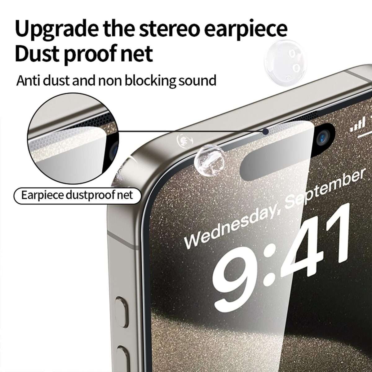 For iPhone 17 Pro Max 10pcs 300CC Large Arc Antistatic Corning Gorilla Privacy Tempered Glass Film