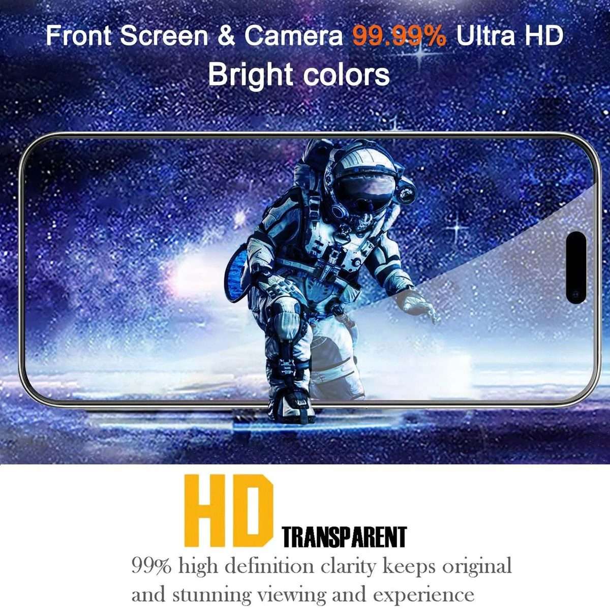 For iPhone 17 10pcs 300CC 3D Borderless Anti-Dust Mesh Anti-Static HD Tempered Glass Flim