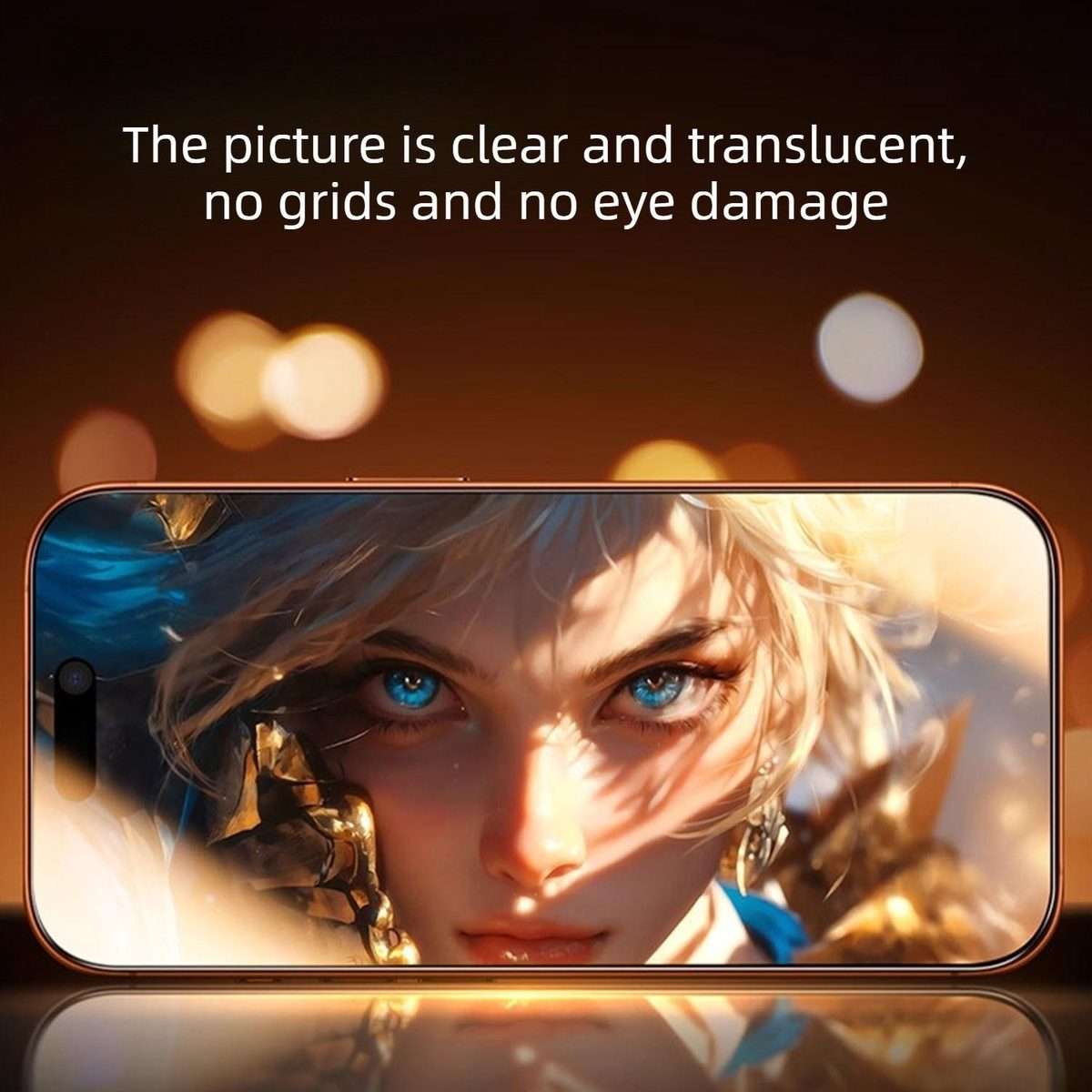 For iPhone 14 Plus 10pcs MOWL Explosion-Proof Anti-Fingerprint Privacy Tempered Glass Film