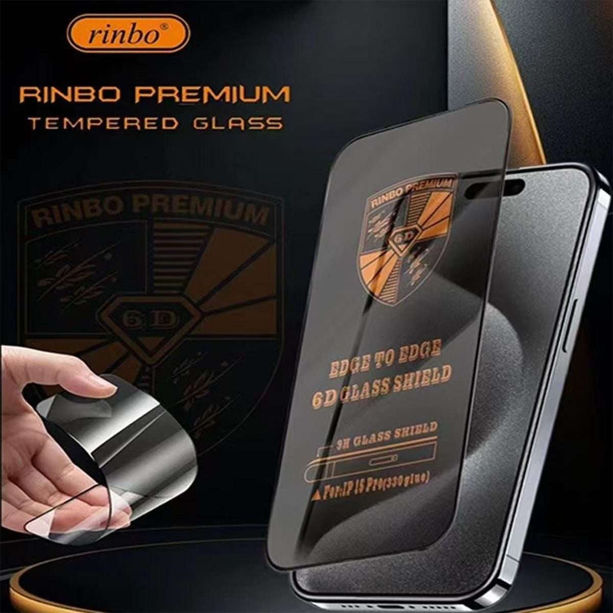 For iPhone 12 Pro Max 10pcs 200CC 6D Anti-Static Screen Printing HD Tempered Glass Flim