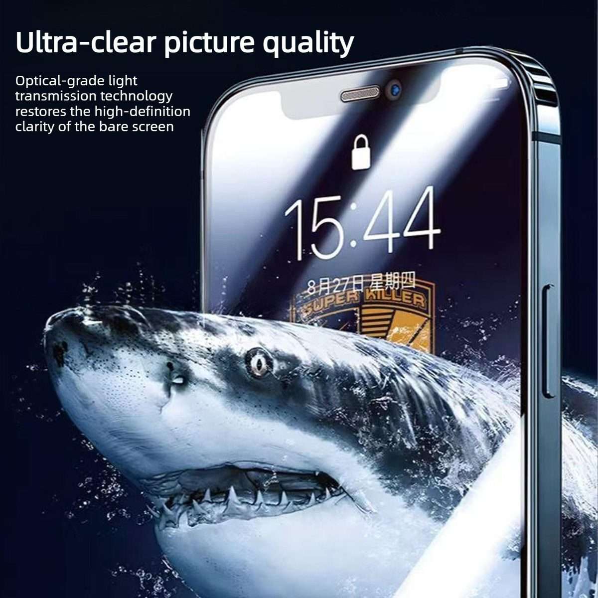 For iPhone 12 Pro Max 10pcs 200CC 6D Anti-Static Screen Printing HD Tempered Glass Flim
