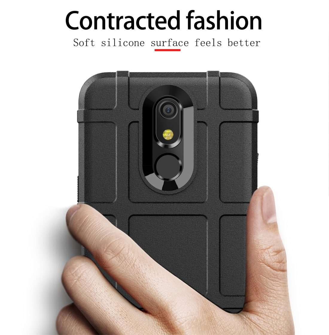 For Nokia 6.2 Full Coverage Shockproof TPU Case(Black)
