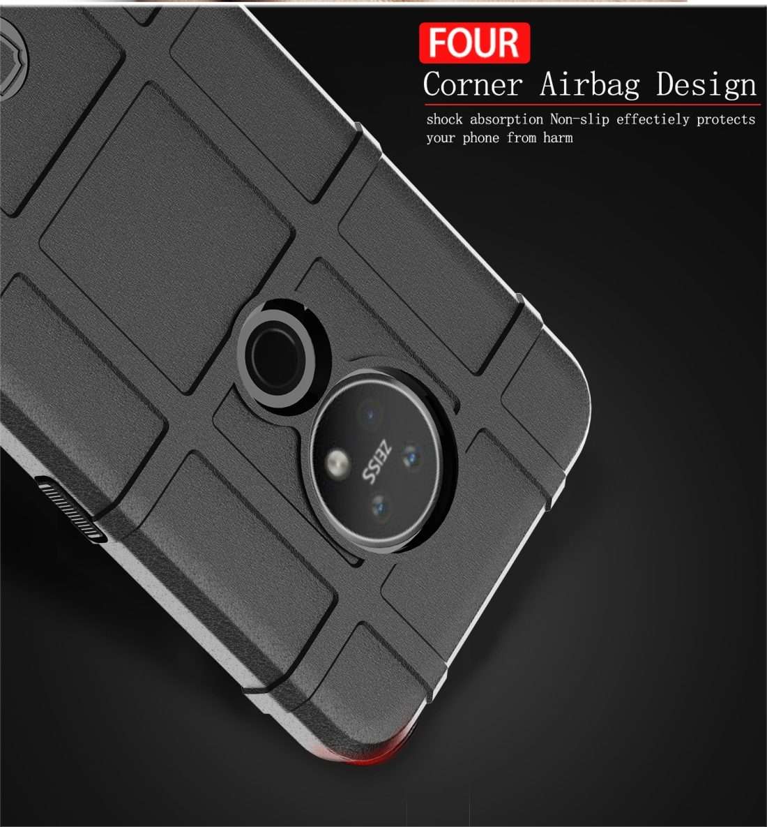 For Nokia 6.2 Full Coverage Shockproof TPU Case(Blue)