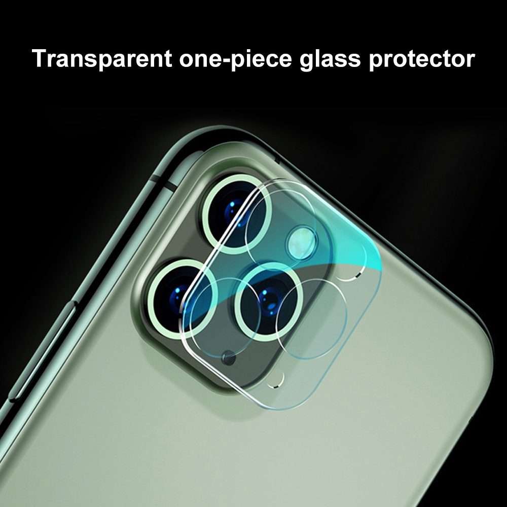 2 PCS ENKAY Hat-Prince 9H Rear Camera Lens Tempered Glass Film Full Coverage Protector for iPhone