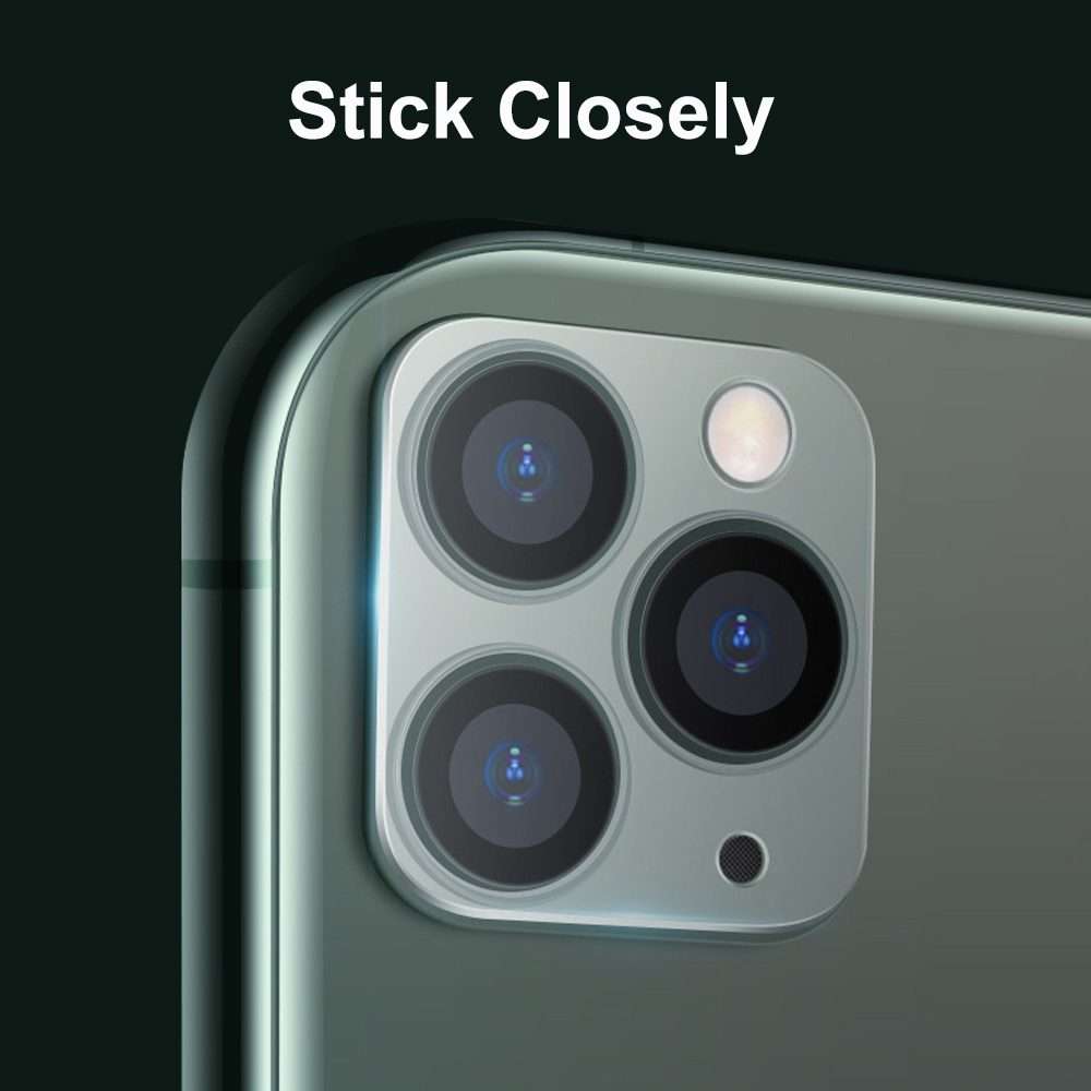 2 PCS ENKAY Hat-Prince 9H Rear Camera Lens Tempered Glass Film Full Coverage Protector for iPhone
